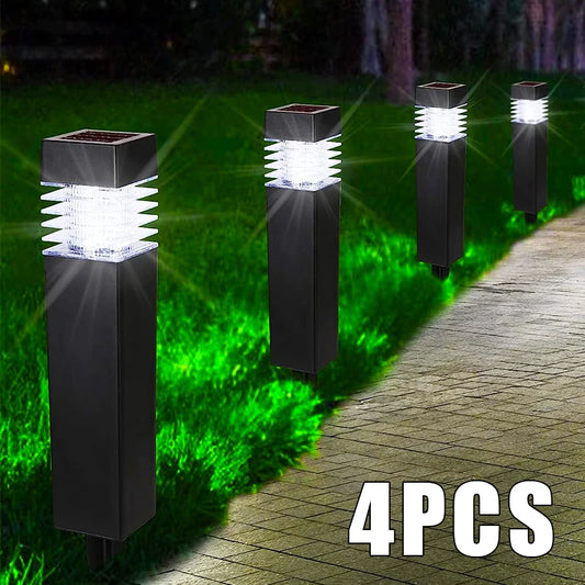 Solar Light Outdoor LED Garden Pathway Lamp Decor Waterproof Lawn Lights For Patio Yard Walkway